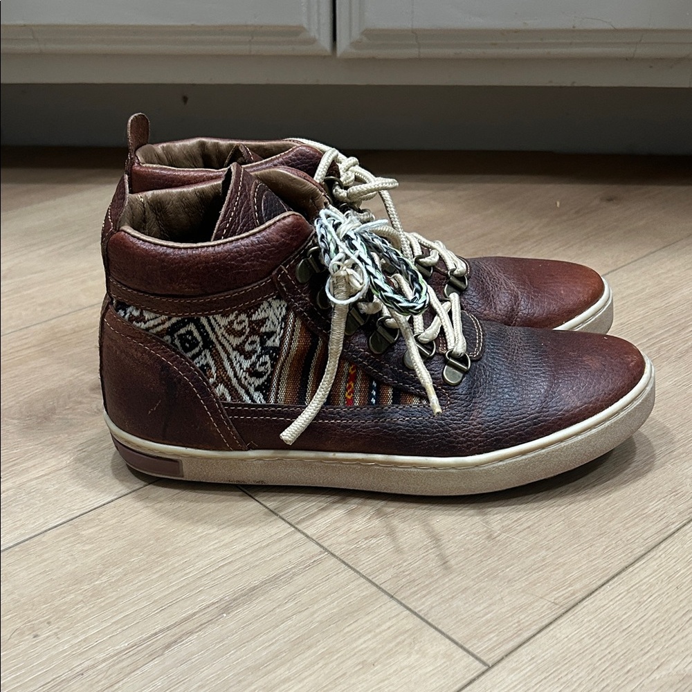 Inkkas Brown Leather Camping Boot Size 9